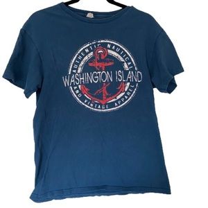 3/$15 Blue Nautical Anchor T-Shirt